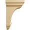 Ekena Millwork 4"W x 4 3/4"D x 8"H Small Jefferson Wood Corbel, Alder CORW04X04X08JEAL - alternate 3